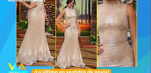  Marisol Hernandez Cuerpazo en Vestido Entallado VLA